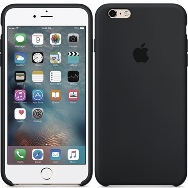 

Чехол силиконовый оригинальный для iPhone 6/6s Plus Чёрный (18652)