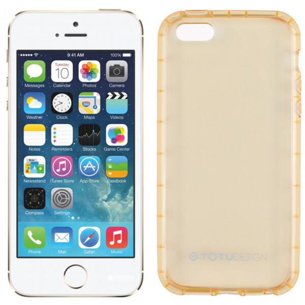 

Чехол TOTU Design Soft series airbag version для iPhone 5/5s/SE Transparent/Rose Gold (24281)