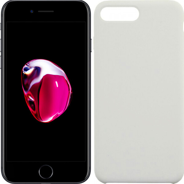 

Чехол силиконовый оригинальный для iPhone 7 Plus White (9060)