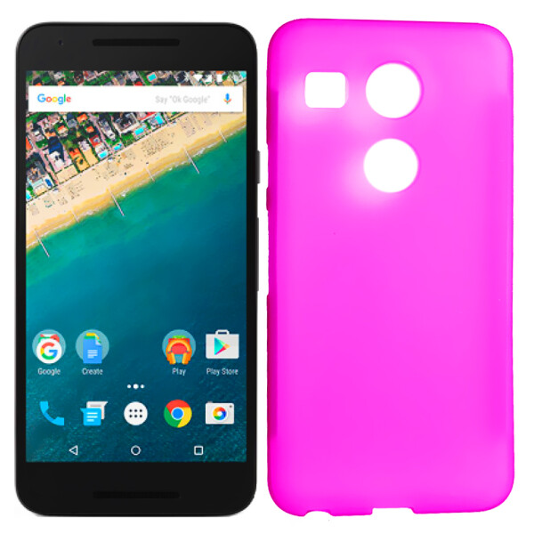 

Чехол силиконовый оригинальный для LG Nexus 5x Pink (12995)