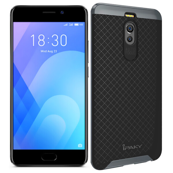 

Накладка iPaky Carbon TPU + Bumper для Meizu M6 Note Grey (23350)