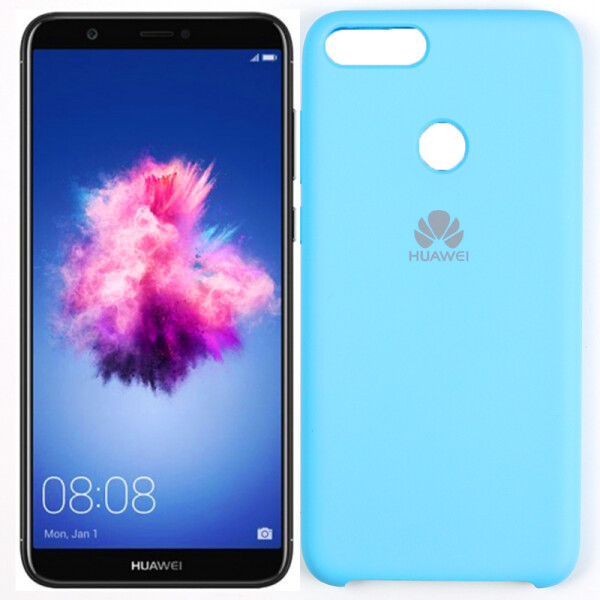 

Чехол силиконовый оригинальный для Huawei P Smart Синий (27835)