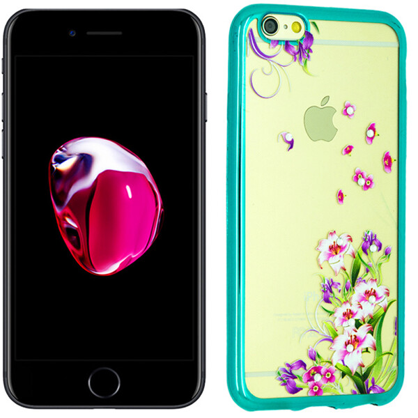 

Чехол Remax Osaka Series для iPhone 7 Spring Flowers (Blue) (10137)
