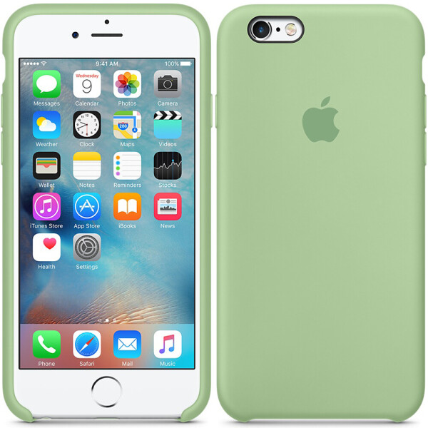 

Чехол силиконовый оригинальный для iPhone 6/6s Зеленый (18646)