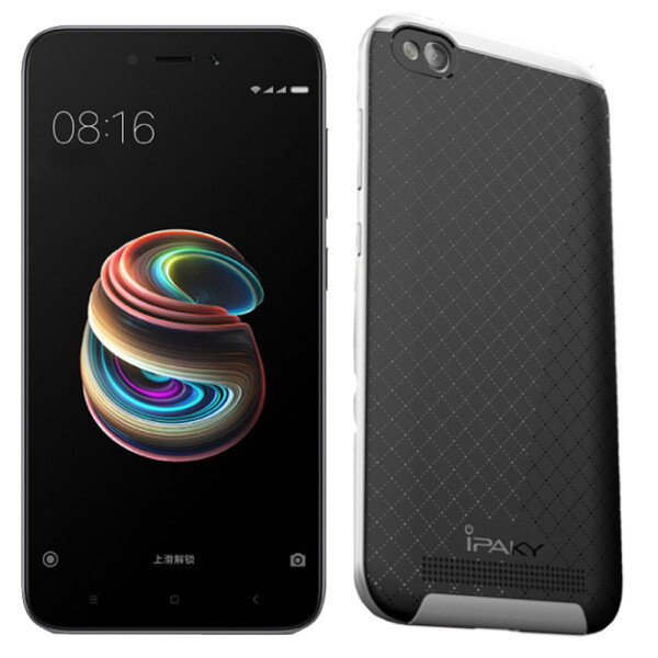 

Накладка iPaky Carbon TPU + Bumper для Xiaomi Redmi 5 Silver (24103)