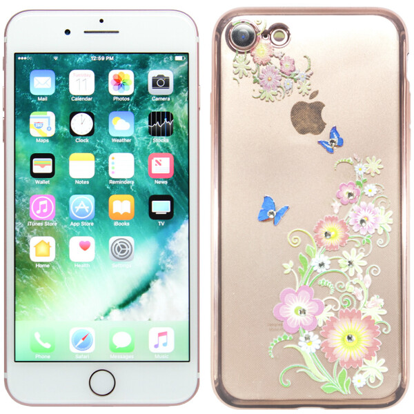 

Чехол Remax Osaka Series для iPhone 7 Summer Flowers (Pink) (10138)
