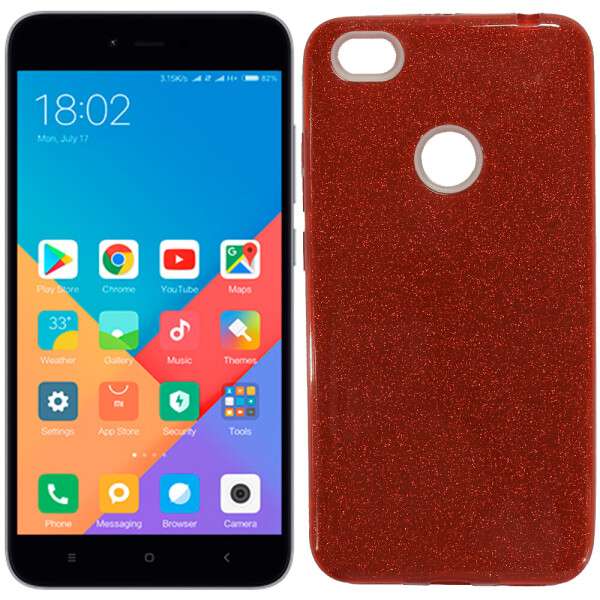 

Чехол силиконовый 3in1 Блёстки для Xiaomi Redmi Note 5a Prime Red (21956)