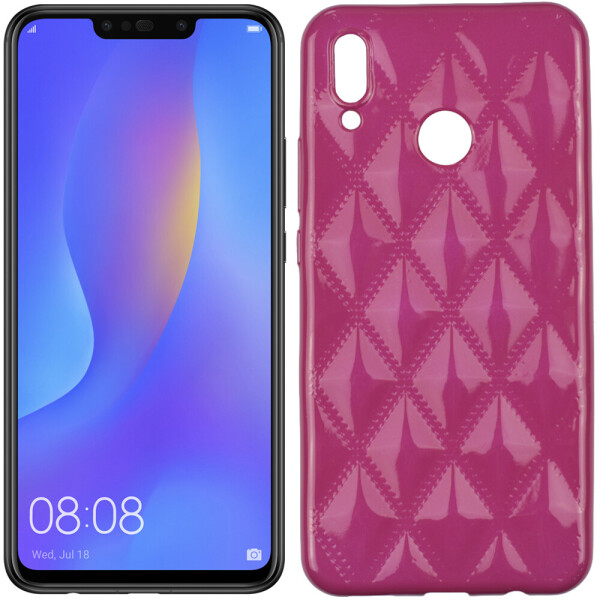 

Чехол Baseus Rhombus Case для Huawei P Smart Plus/Nova 3i Pink (24491)