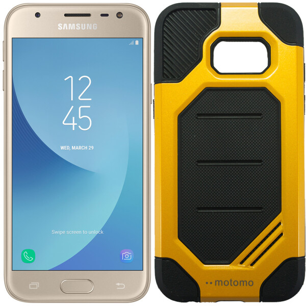 

Чехол Motomo Armor Case для Samsung A320 (A3-2017) Yellow (14679)