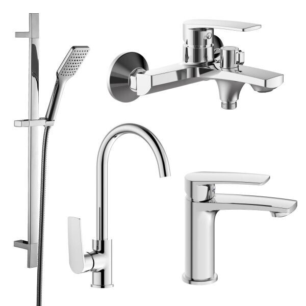 

Набор смесителей для ванны и кухни Imprese Kampa 51028555