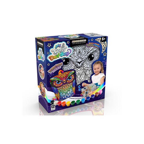 

Креативная творчество My Color Owl-Bag рюкзачок-сова укр Danko Toys Z09