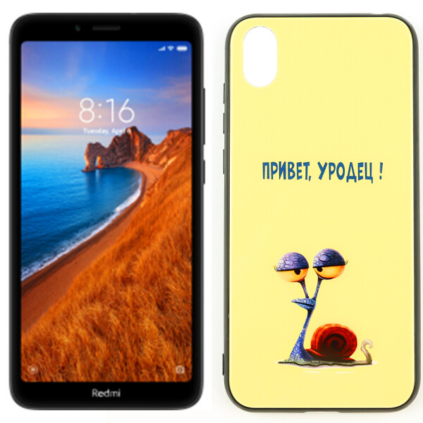 

Чехол Joke series для Xiaomi Redmi 7a Привет у....ц (28340)