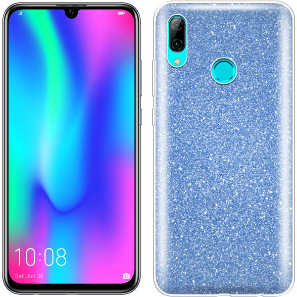 

Чехол силиконовый 3in1 Блёстки для Huawei P Smart 2019 Blue (26775)
