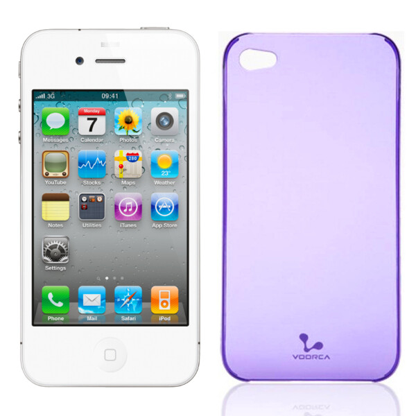 

Чехол накладка PC Voorca для iPhone 4 Violet (11233)