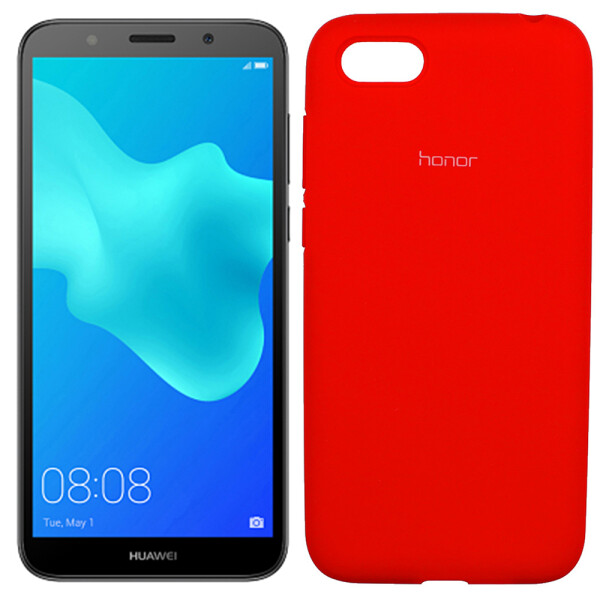 

Чехол силиконовый оригинальный для Huawei Y5 2018 Красный FULL (26272)
