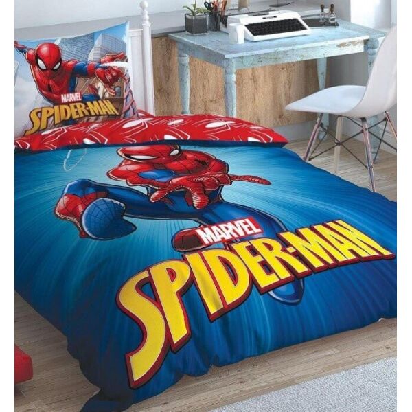 

Подростковое постельное белье TAC. Disney SpiderMan Time To Move-1,5-спальный подростковый