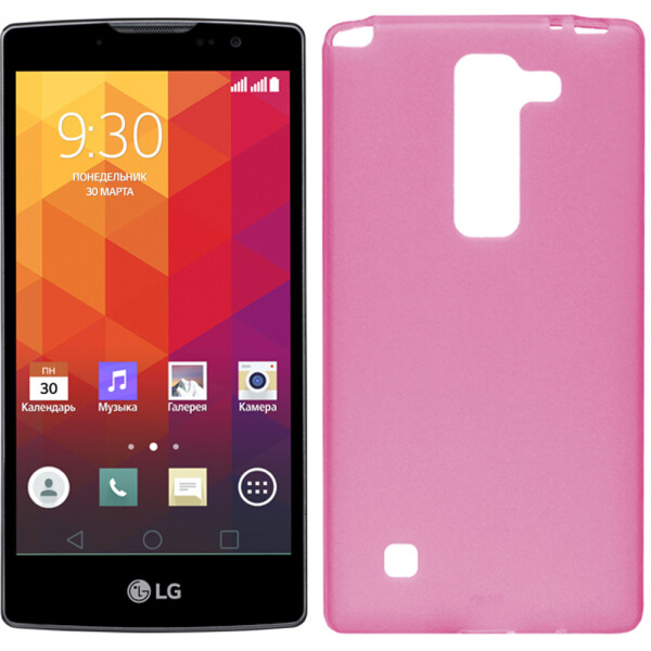 

Чехол силиконовый оригинальный для LG Spirit Pink (1861)