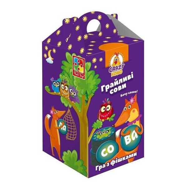 

Игра Игривые совы. Вижу совы! - VT 8033-04 Vladi Toys (Украина)