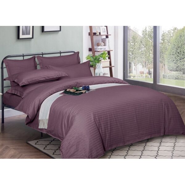 

Постельное белье U-Tek. Home Bordo Stripe-Семейный