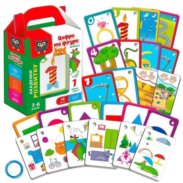 

Цифры и фигуры на кольце укр. VT 5000-06 (15) Vladi Toys, (Украина)