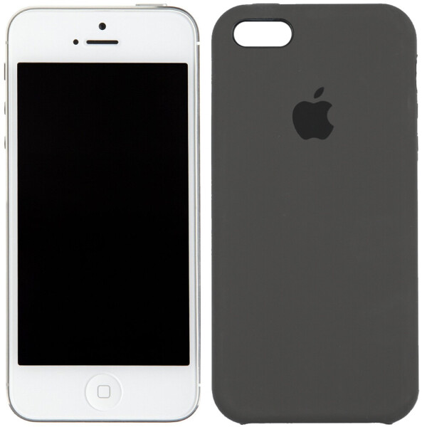 

Чехол силиконовый оригинальный для iPhone 5/5s/SE Кофейный (23360)