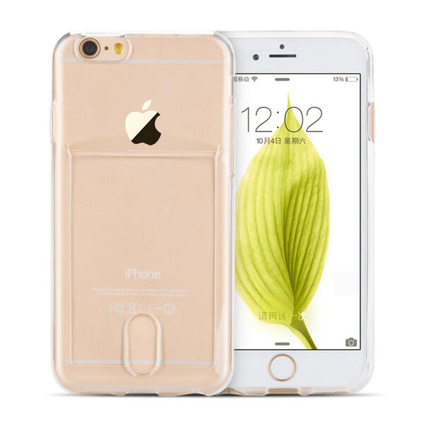 

Чехол TOTU Design Card slot series для iPhone 6/6s Plus Transparent/Black (10549)