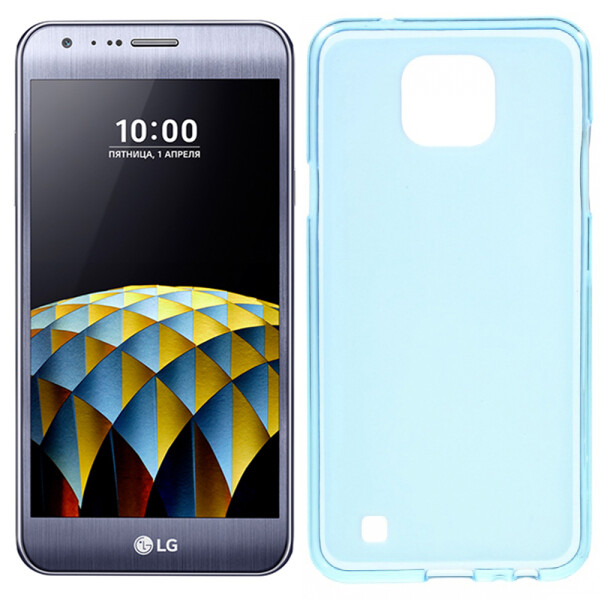 

Чехол силиконовый оригинальный для LG X Cam Blue (6056)