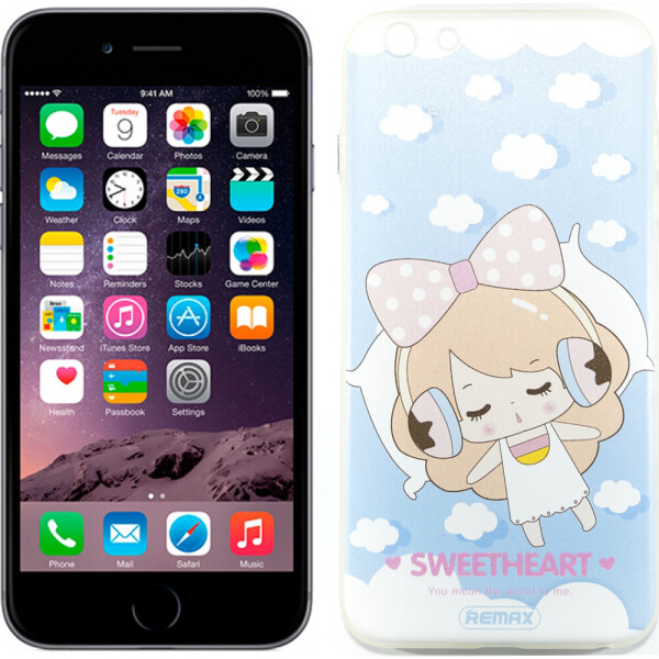 

Чехол Remax Sweetheart Series для iPhone 6 Cloud Music (9513)