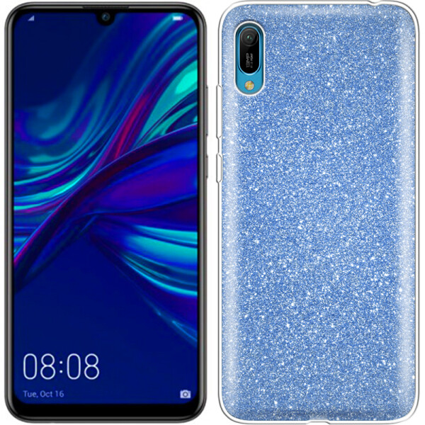 

Чехол силиконовый 3in1 Блёстки для Huawei Y6 2019/Y6 Pro Blue (26962)
