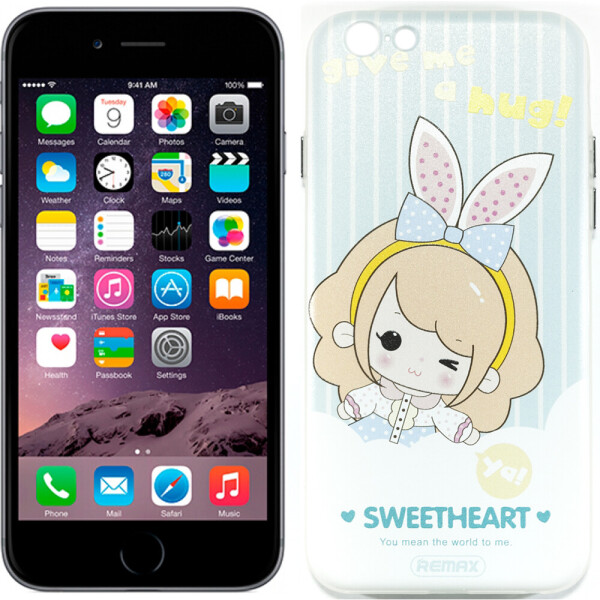 

Чехол Remax Sweetheart Series для iPhone 6 Give Me a Hug! (9514)
