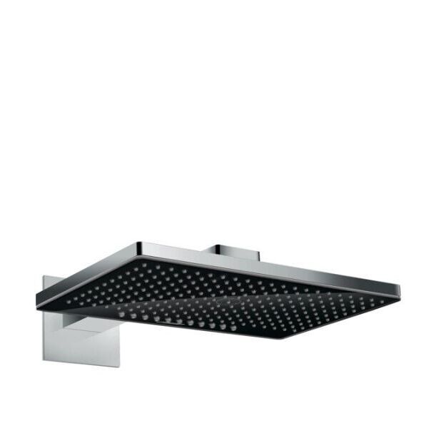 

Верхний душ с держателем Hansgrohe Rainmaker Select 460 2jet 24005600 черный хром