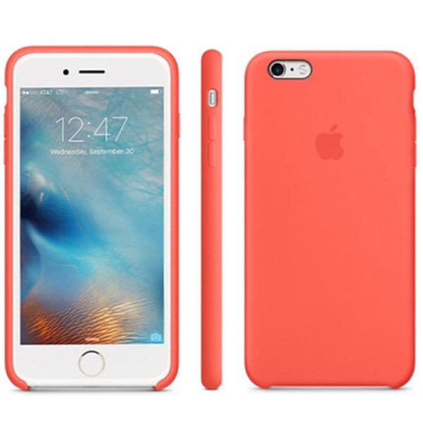 

Чехол силиконовый оригинальный для iPhone 5/5s/SE Кораловый (17407)