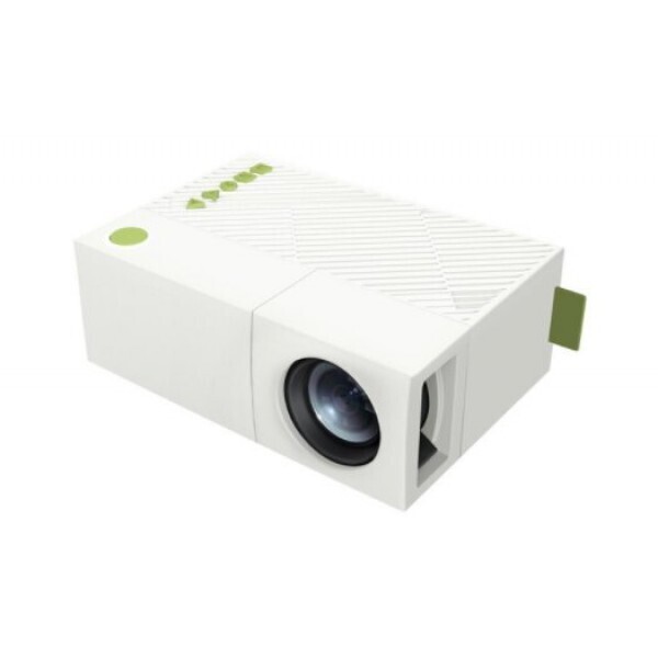 

Портативный проектор Led Projector, модель YG310 с динамиком из ABS-пластика белый (183-17822687)