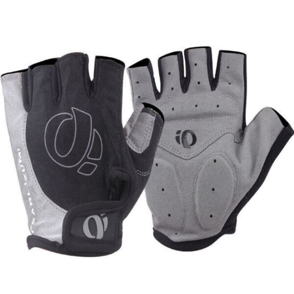 

Вело перчатки без пальцев Pearl Izumi, с светоотражающими элементам из нейлона чорно/серые (U7004)