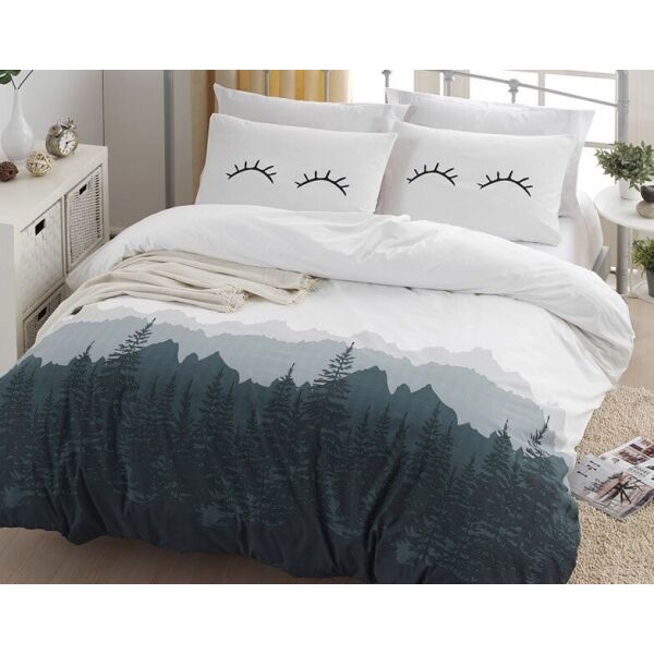 

Постельное белье Enlora Home. Eyelash beyaz-Евро