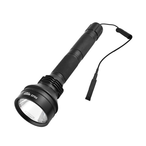 

Фонарь Police Q2808-T6 под ружье вынос.кнопка ЗУ 220V 2x18650 Box