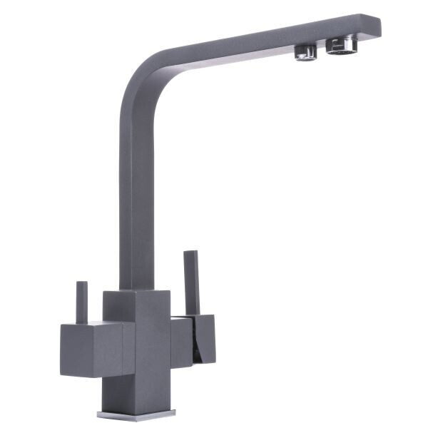 

Смеситель для кухни под осмос Globus Lux GLLR-0111-3-Titanium (графит)