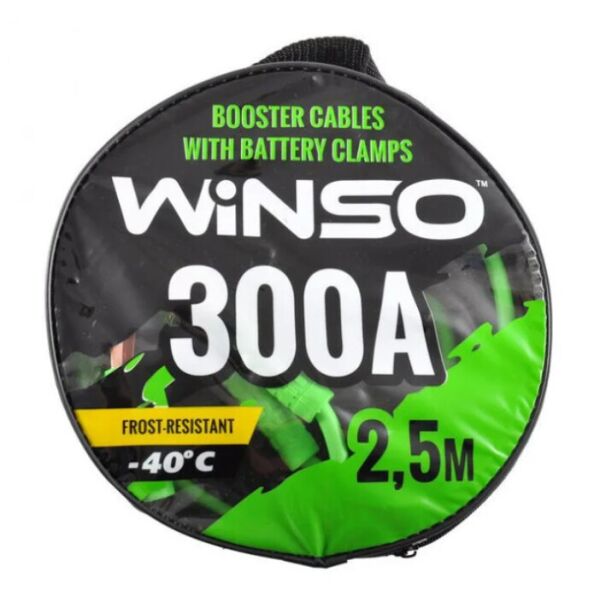 

Стартовые провода Winso 200А 2.5 м в чехле 138210 (до -40 градусов)