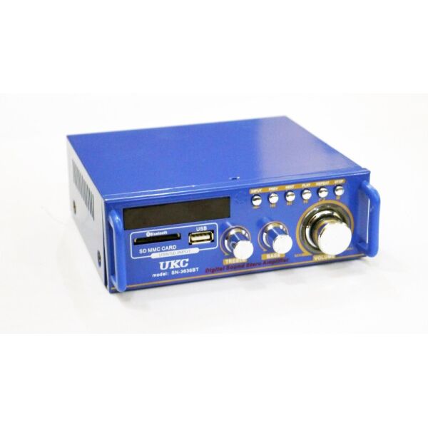Акция на Усилитель звука UKC SN 3636 BT с радио и Bluetooth от Allo UA