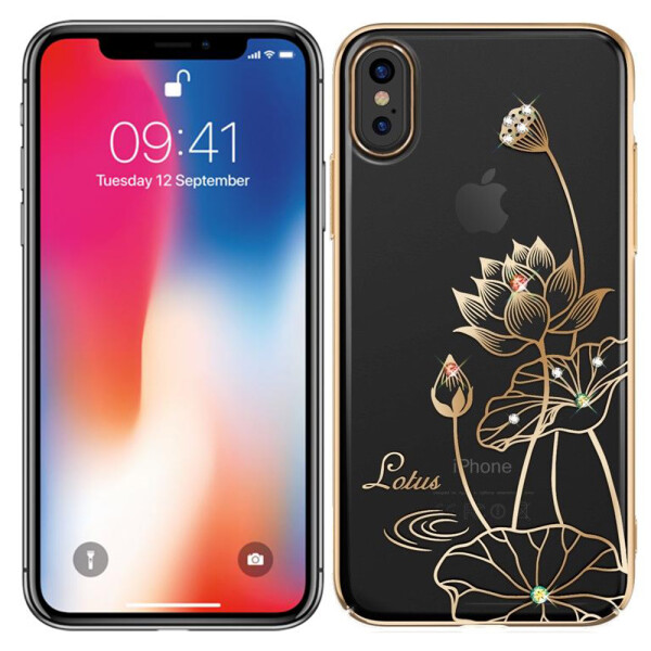 

Чехол Kingxbar Elegant Series для iPhone X Lotus Silver (24128)