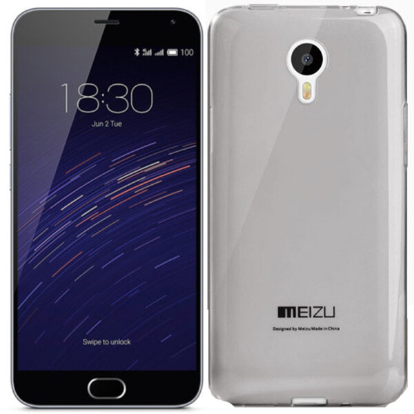 

Чехол силиконовый оригинальный для Meizu M2 Note Black (8176)