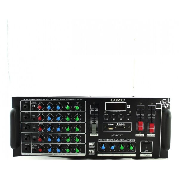 

Усилитель звука UKC AMP 747 BT Bluetooth