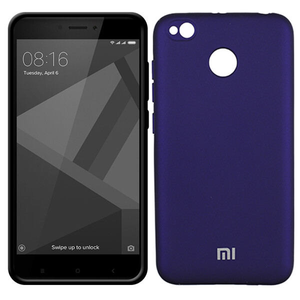

Чехол силиконовый оригинальный для Xiaomi Redmi 4x Фиолетовый FULL (26026)