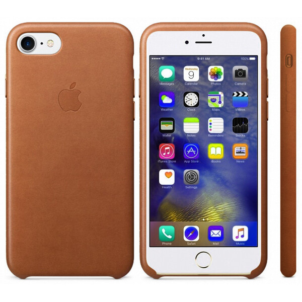 

Чехол силиконовый оригинальный для iPhone 7/8 Коричневый (16937)