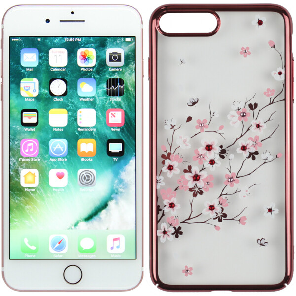 

Чехол Kingxbar Flora Series для iPhone 7 Plus/8 Plus Sakura Red (23881)