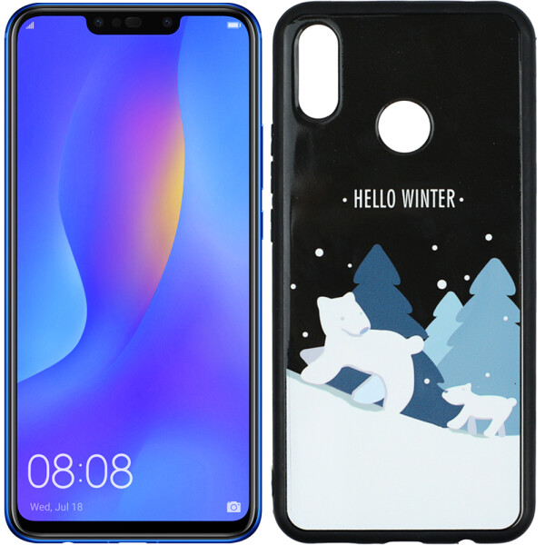 

Чехол Silicone Christmas Case для Huawei P Smart Plus/Nova 3i Bear (24994)