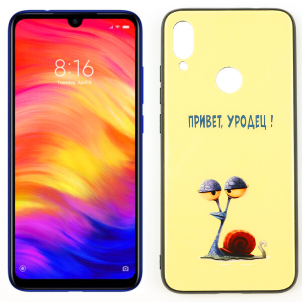 

Чехол Joke series для Xiaomi Redmi Note 7 Привет у....ц (28344)