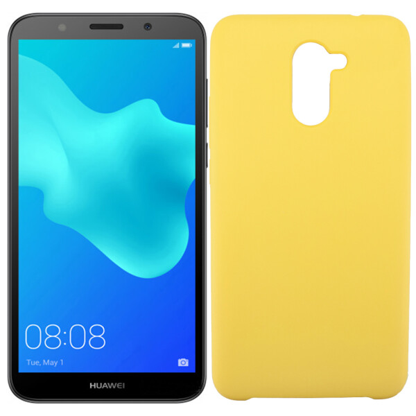 

Чехол силиконовый оригинальный для Huawei Y7 2017/Y7 Prime Золотой (20603)