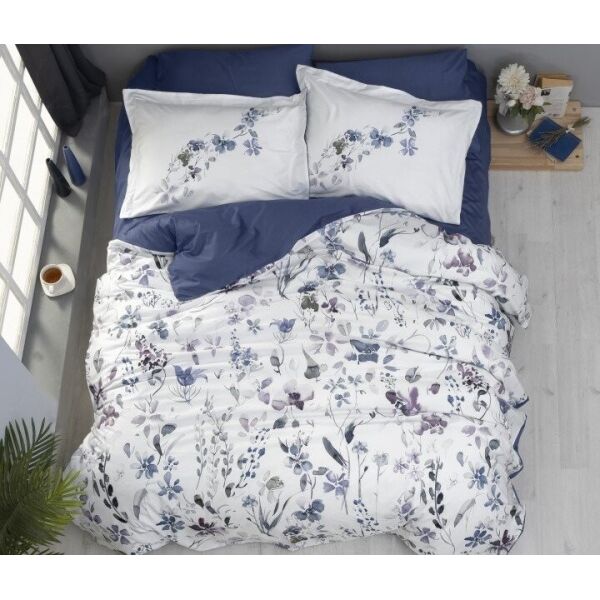 

Постельное белье First Choice. Digital Satin Yasenya Denim-Евро