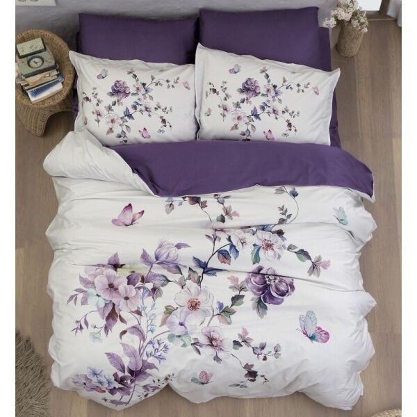 

Постельное белье First Choice. Satin Bonita Purple-Евро